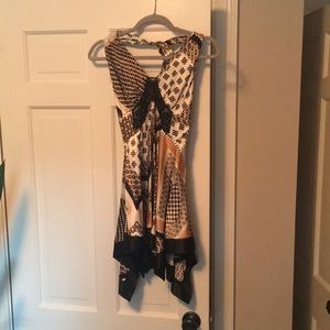 WORN ONCE Mica Size 6 Tie Neck Embellished Tunic